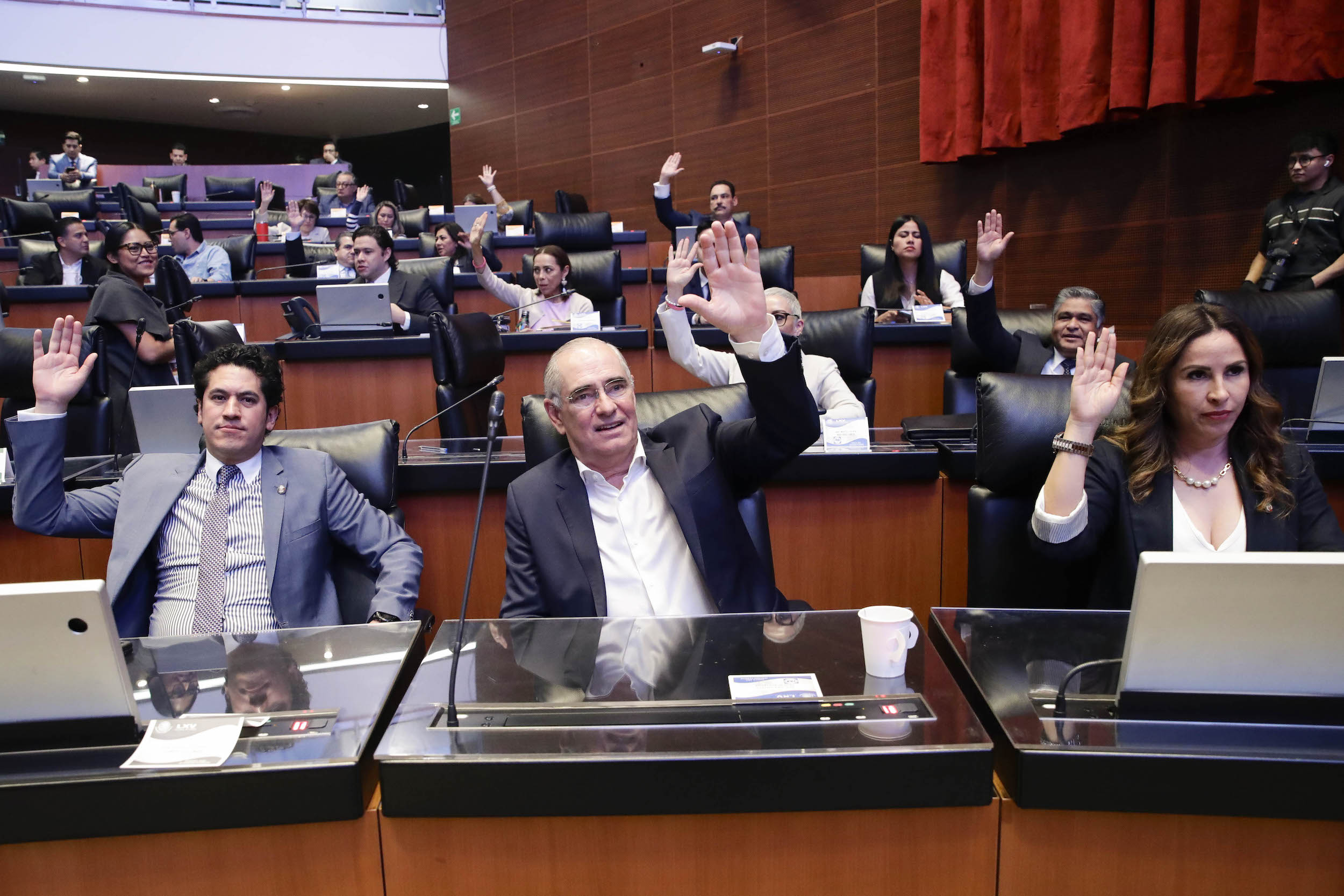 Concede Senado licencia a Rosales San Román, Hernández Ramos y Martín del Campo