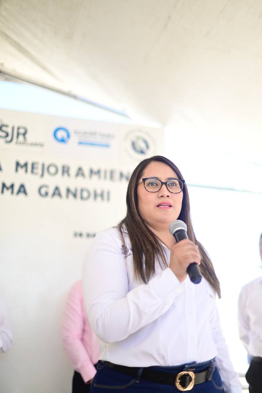 Urbanización es importante para mejorar accesibilidad a colonias sanjuanenses: Diana Pérez.