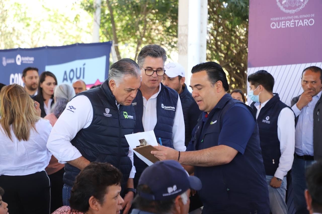 Apoya Luis Nava en jornada estatal Aquí Contigo en el Parque Bicentenario