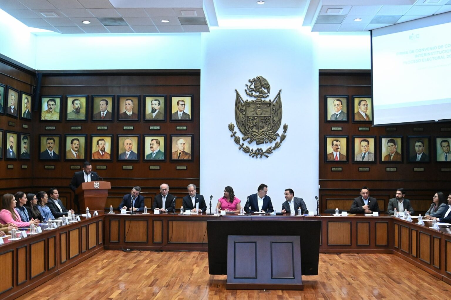 Participa Municipio de Querétaro en convenio para salvaguardar integridad del proceso electoral 2023-2024.