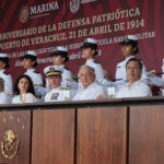México seguirá siendo país libre, independiente y soberano, afirma presidente en 110 Aniversario de la Defensa Patriótica del Puerto de Veracruz