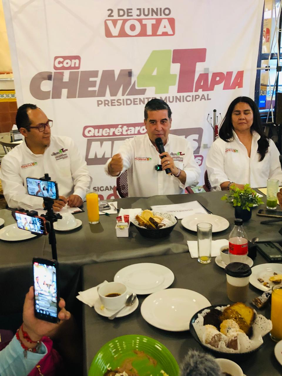 Presenta Chema Tapia programa de seguridad 