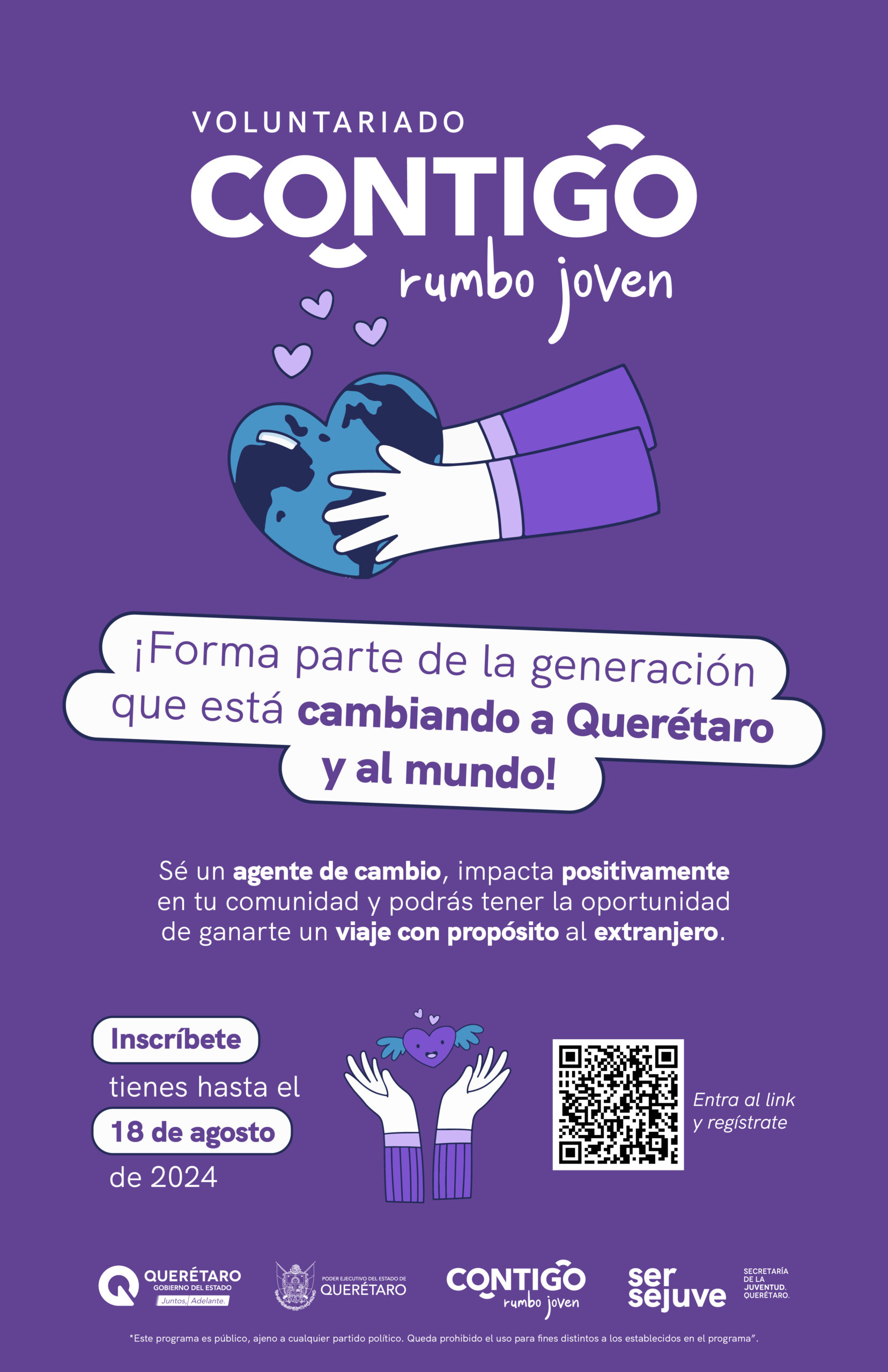 Llama SEJUVE a realizar voluntariado con impacto social