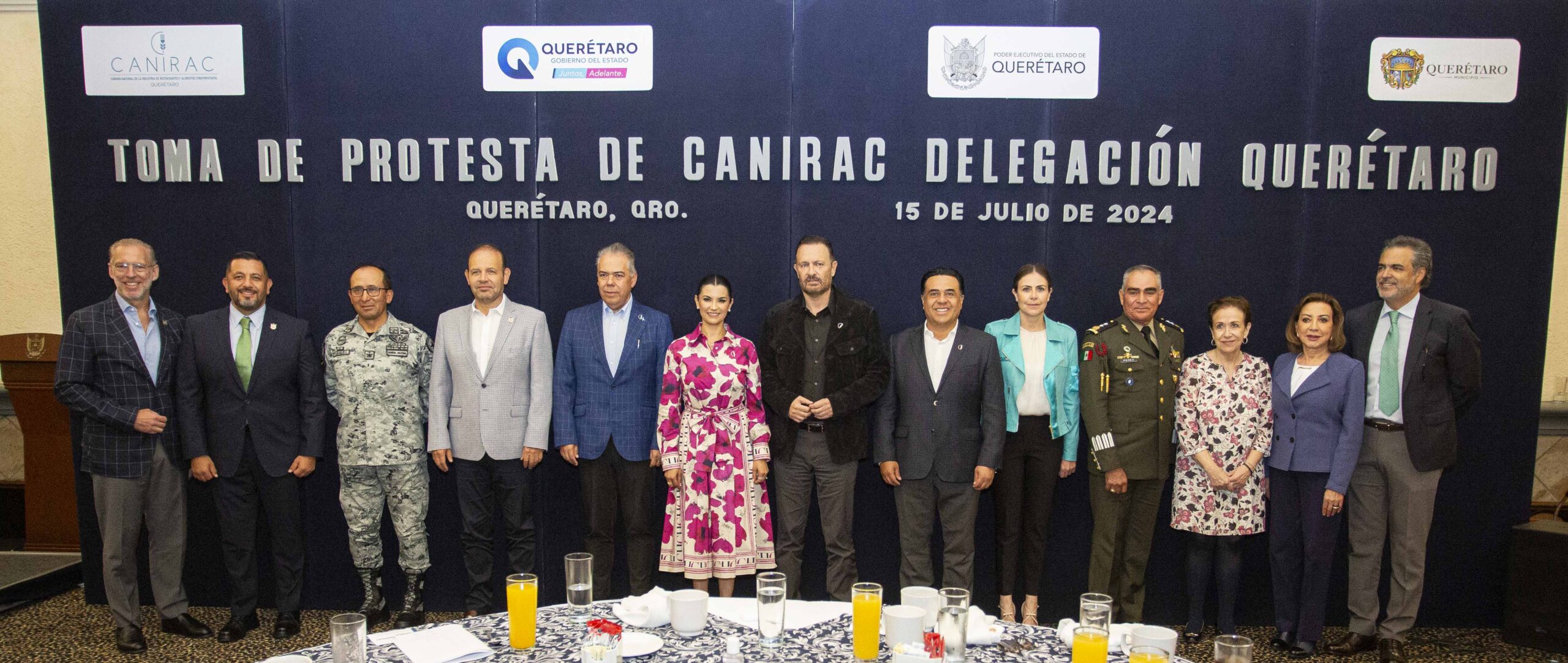 Encabeza Mauricio Kuri toma de protesta de CANIRAC