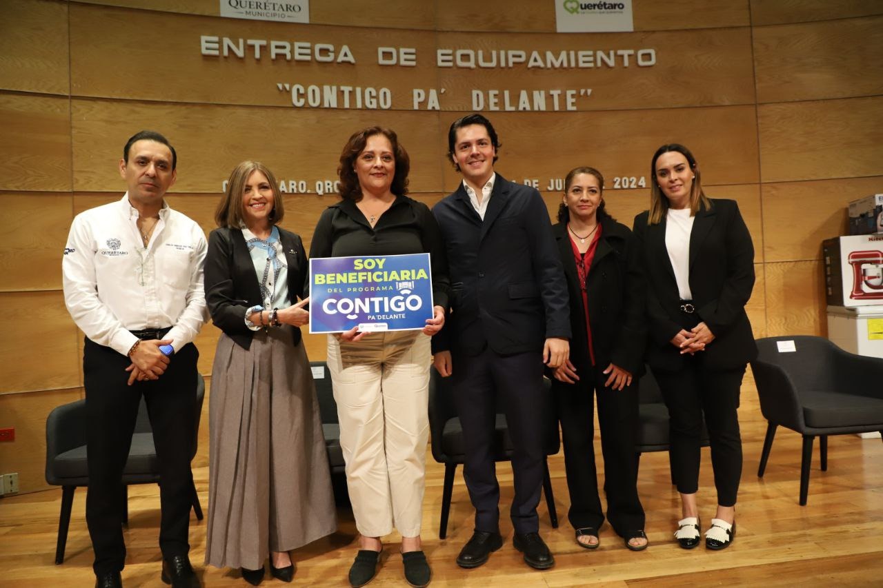 Municipio de Querétaro entrega equipamiento a 123 MiPyMEs dentro del programa Contigo Pa’Delante