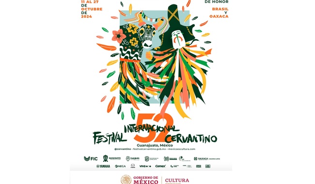 El Festival Internacional Cervantino revela el cartel para su edición 52: un homenaje a Oaxaca y Brasil