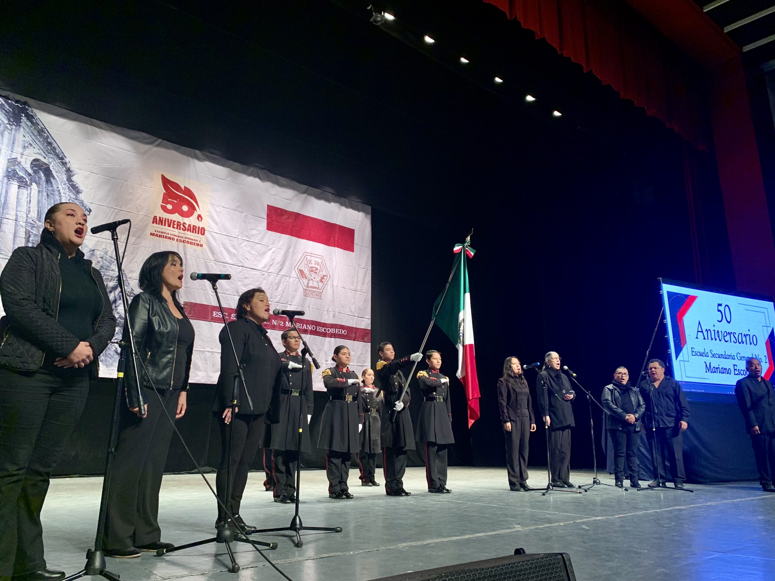 Celebra la secundaria general No. 2 Mariano Escobedo su 50 aniversario