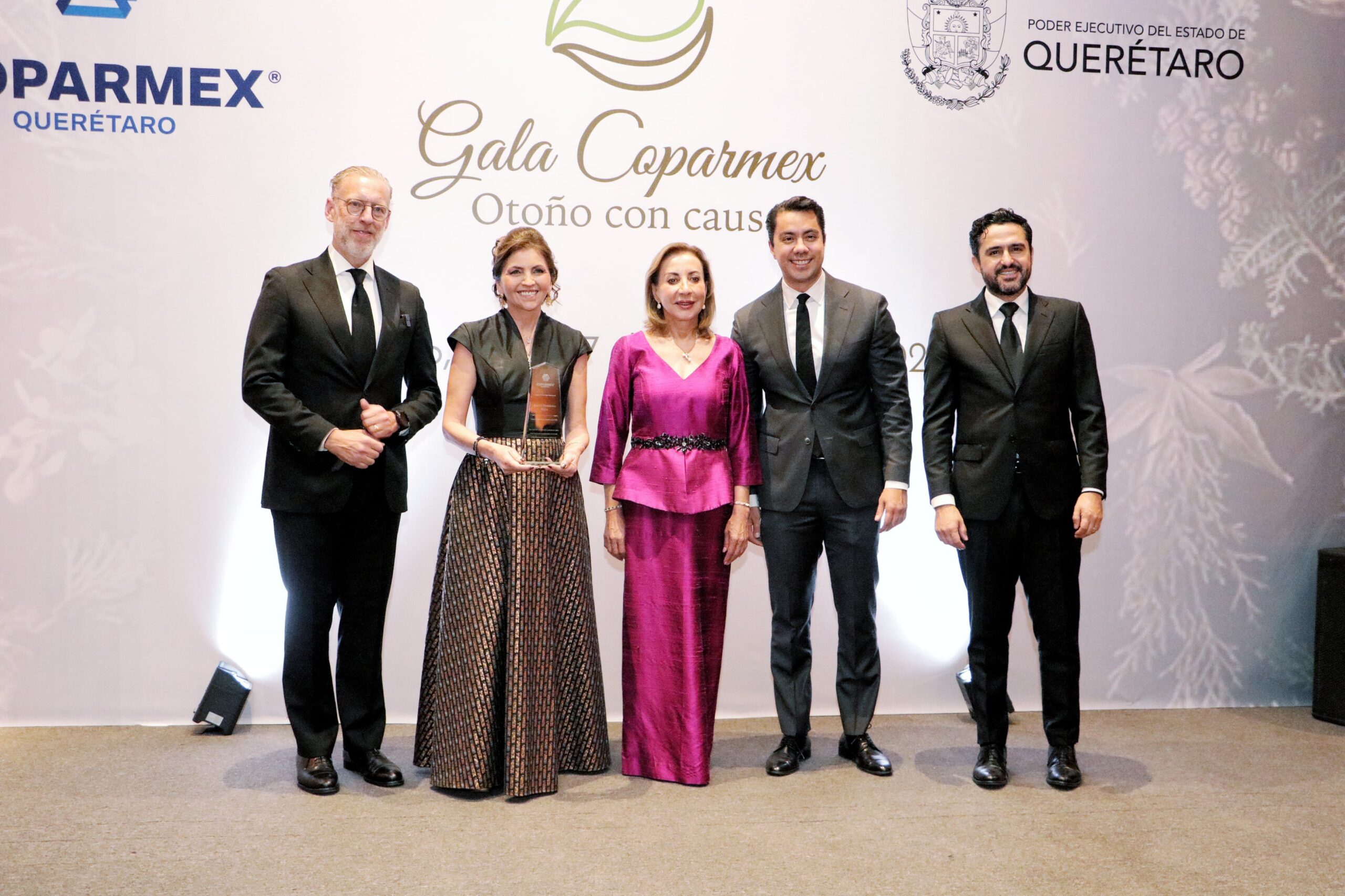 Coparmex Querétaro realizó su Gala con Causa y compromiso social