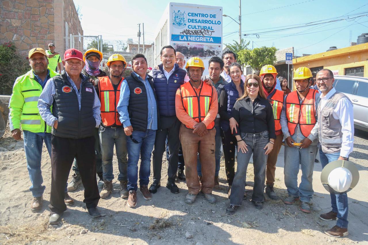 Chepe Guerrero inicia obras en La Negreta.